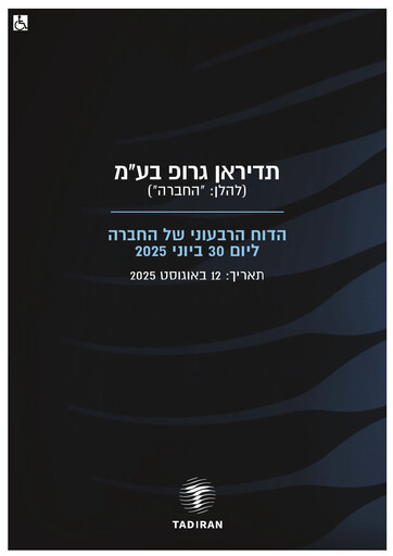 Miniature Tadiran Group Rapport trimestriel 2025-q2