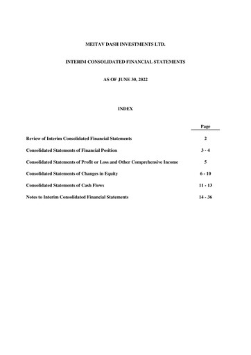 Thumbnail Meitav Investment House Half-year Report 2022-h1