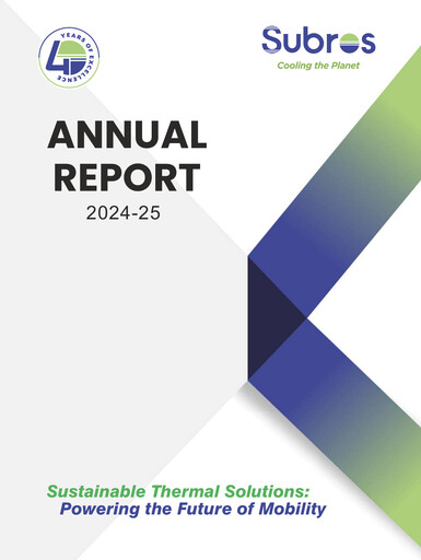 Thumbnail Subros Annual Report 2024-2025