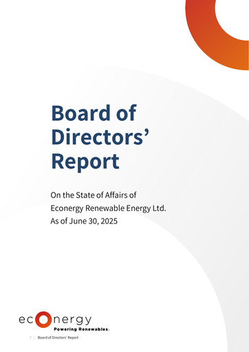 Thumbnail Econergy Renewable Energy Financial Statement 2025-h1