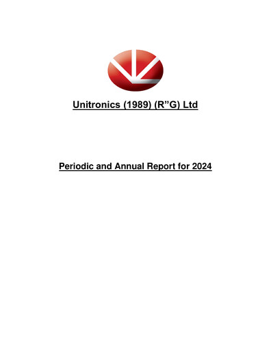 Thumbnail Unitronics Annual Report 2024