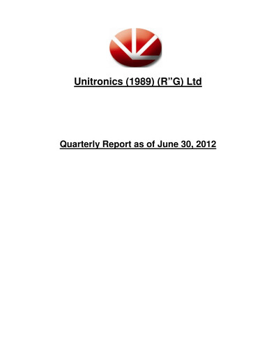 Thumbnail Unitronics Quarterly Report 2012-q2