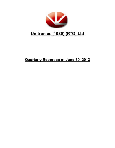 Thumbnail Unitronics Quarterly Report 2013-q2