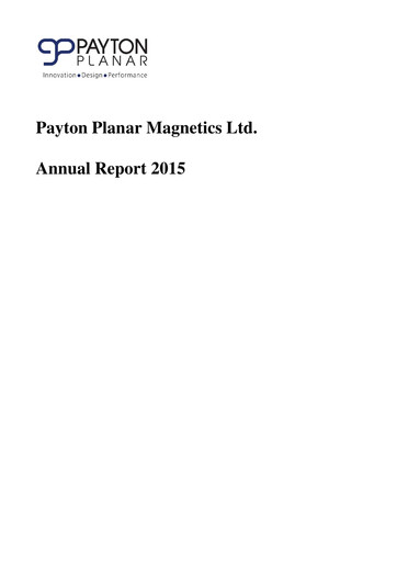 Vorschaubild Payton Industries Jahresbericht 2015
