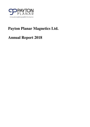 Vorschaubild Payton Industries Jahresbericht 2018