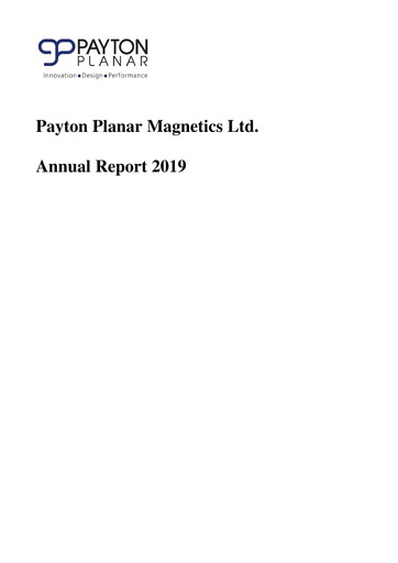 Vorschaubild Payton Industries Jahresbericht 2019