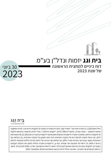 Thumbnail Bait Vegag Real Estate Development Half-year Report 2023-h1