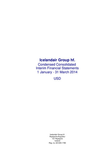 Vorschaubild Icelandair Finanzmitteilung 2014-q1