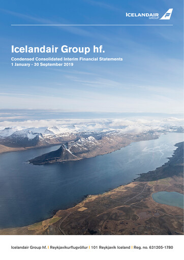 Vorschaubild Icelandair Finanzmitteilung 2019-9m
