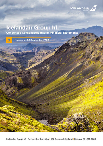 Vorschaubild Icelandair Finanzmitteilung 2020-9m