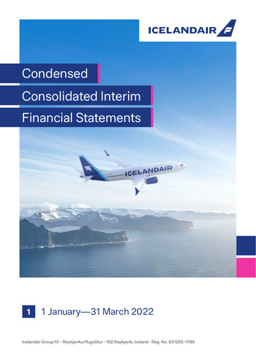 Vorschaubild Icelandair Finanzmitteilung 2022-q1