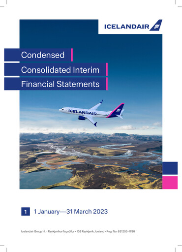 Vorschaubild Icelandair Finanzmitteilung 2023-q1