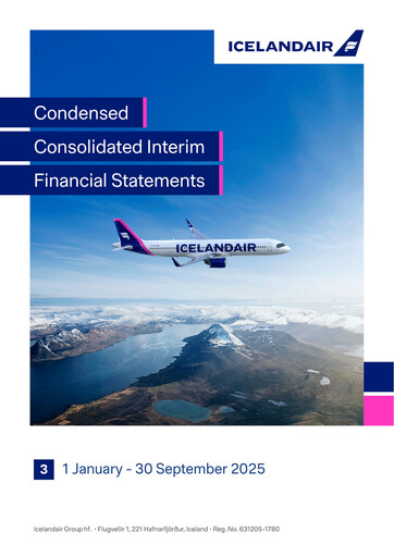 Vorschaubild Icelandair Finanzmitteilung 2025-9m