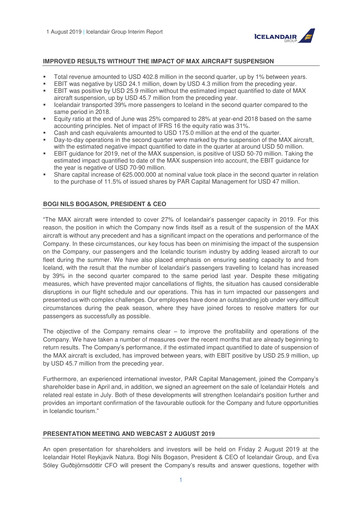 Vorschaubild Icelandair Quartalsbericht 2019-q2