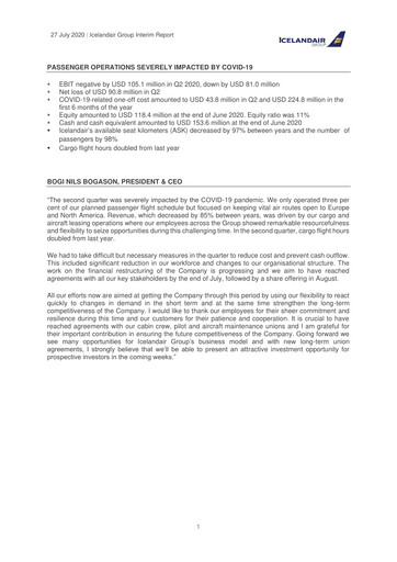 Vorschaubild Icelandair Quartalsbericht 2020-q2