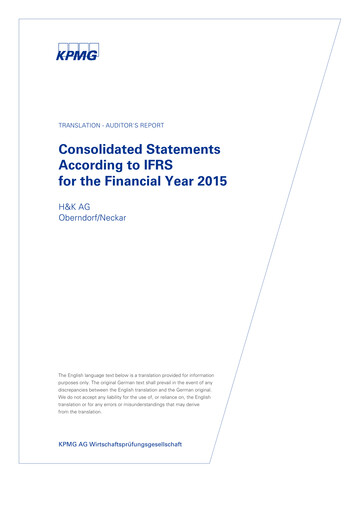 Vorschaubild H&K AG (Heckler & Koch) Finanzmitteilung 2015