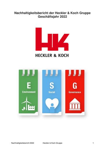 Thumbnail H&K AG (Heckler & Koch) Sustainability Report 2022