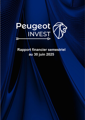 Thumbnail Peugeot Invest Société anonyme Half-year Report 2025-h1