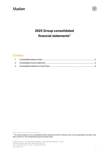 Vorschaubild VusionGroup Finanzmitteilung 2025