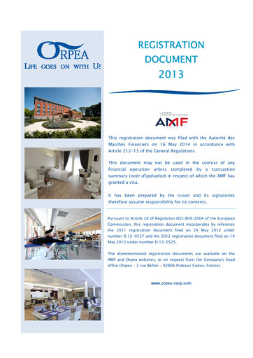 Thumbnail EMEIS Universal Registration Document 2013