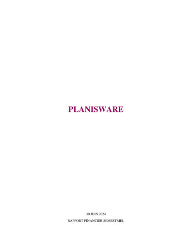 Miniature Planisware Rapport semestriel 2024-h1