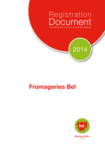 Thumbnail Unibel S.A. Universal Registration Document 2014