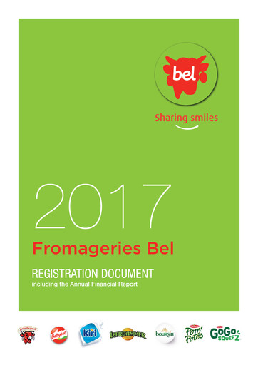 Thumbnail Unibel S.A. Universal Registration Document 2017