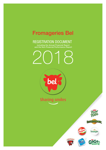 Thumbnail Unibel S.A. Universal Registration Document 2018
