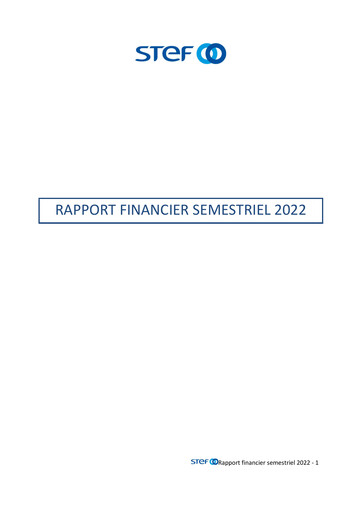 Thumbnail STEF SA Financial Report 2022-h1