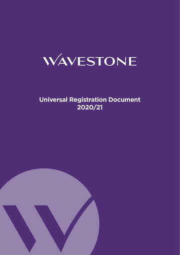 Vorschaubild Wavestone SA Universelles Registrierungsdokument 2020-2021