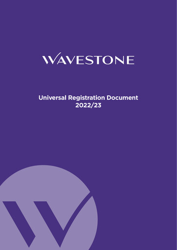 Vorschaubild Wavestone SA Universelles Registrierungsdokument 2022-2023