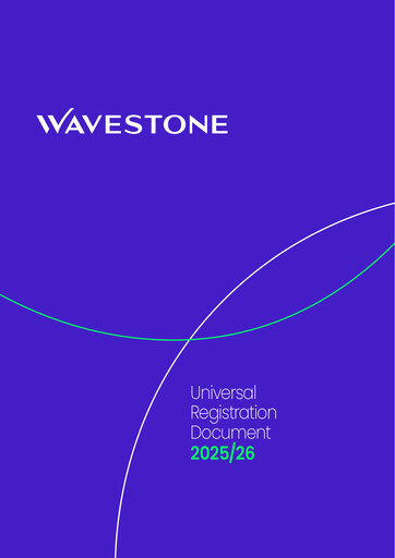 Vorschaubild Wavestone SA Universelles Registrierungsdokument 2025-2026
