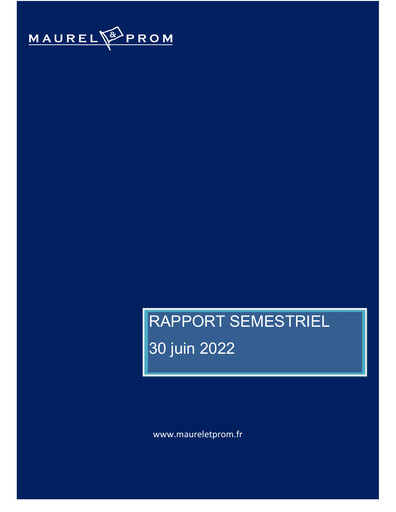 Thumbnail Etablissements Maurel & Prom Half-year Report 2022-h1