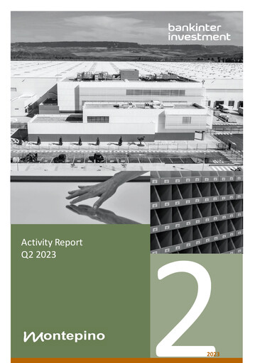 Miniature Montepino Logística Rapport trimestriel 2023-q2