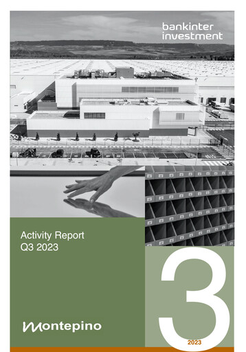 Miniature Montepino Logística Rapport trimestriel 2023-q3