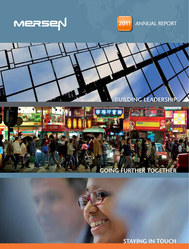 Thumbnail Mersen Annual Report 2011
