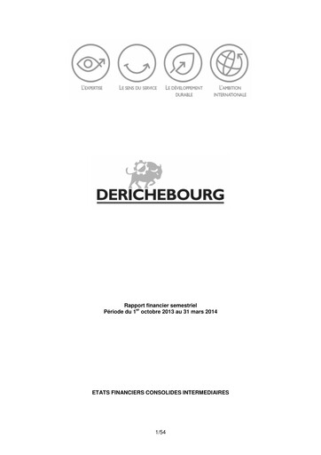 Thumbnail Derichebourg Half-year Report 2014-h1