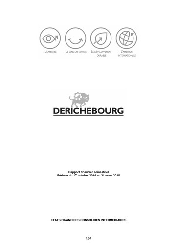 Thumbnail Derichebourg Half-year Report 2015-h1