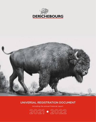 Thumbnail Derichebourg Universal Registration Document 2021-2022