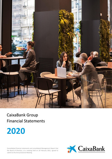 Miniature CaixaBank Bilan financier 2020