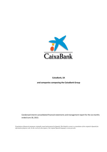 Thumbnail CaixaBank Half-year Report 2013-h1