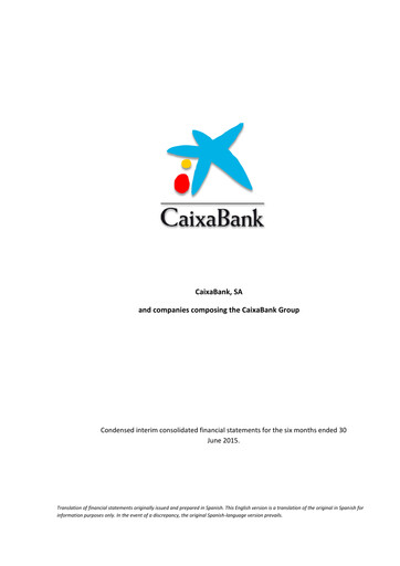 Thumbnail CaixaBank Half-year Report 2015-h1