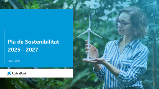 Vorschaubild CaixaBank Nachhaltigkeitsbericht 2025-2027