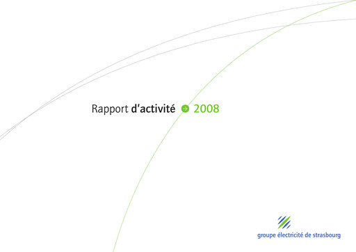 Thumbnail Électricite de Strasbourg Annual Report 2008