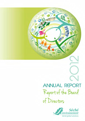 Miniature Séché Environnement Rapport annuel 2012