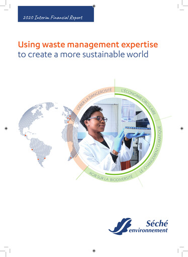 Miniature Séché Environnement Rapport semestriel 2020-h1