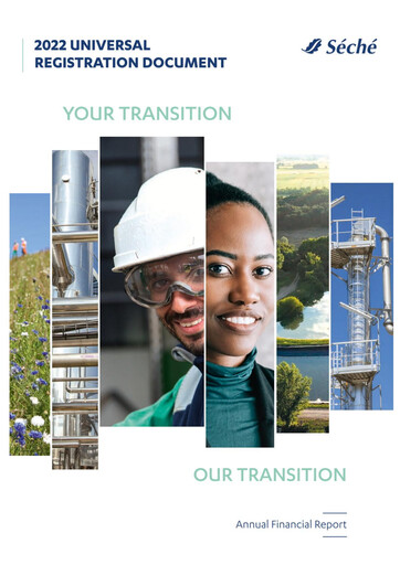 Thumbnail Séché Environnement Universal Registration Document 2022