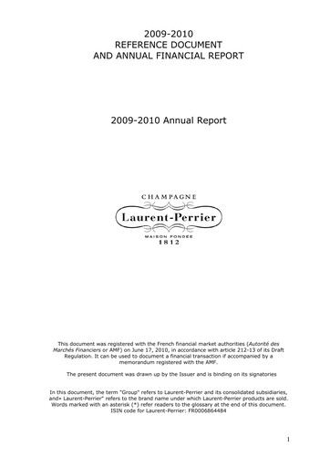 Thumbnail Laurent-Perrier Universal Registration Document 2009-2010