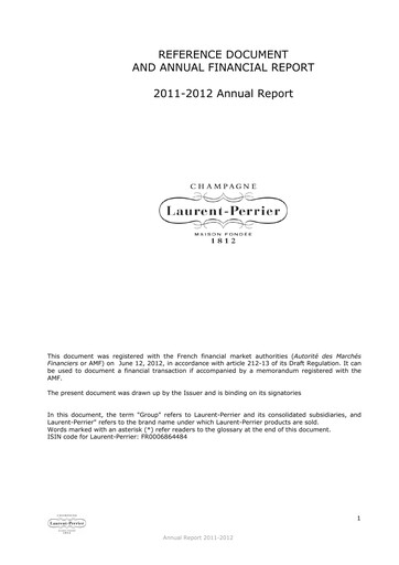 Thumbnail Laurent-Perrier Universal Registration Document 2011-2012