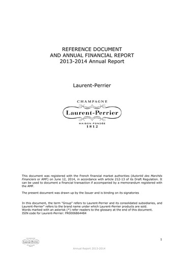 Thumbnail Laurent-Perrier Universal Registration Document 2013-2014